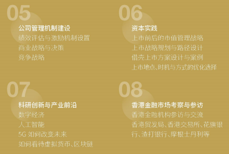 金融創(chuàng)新與上市并購董事長項目